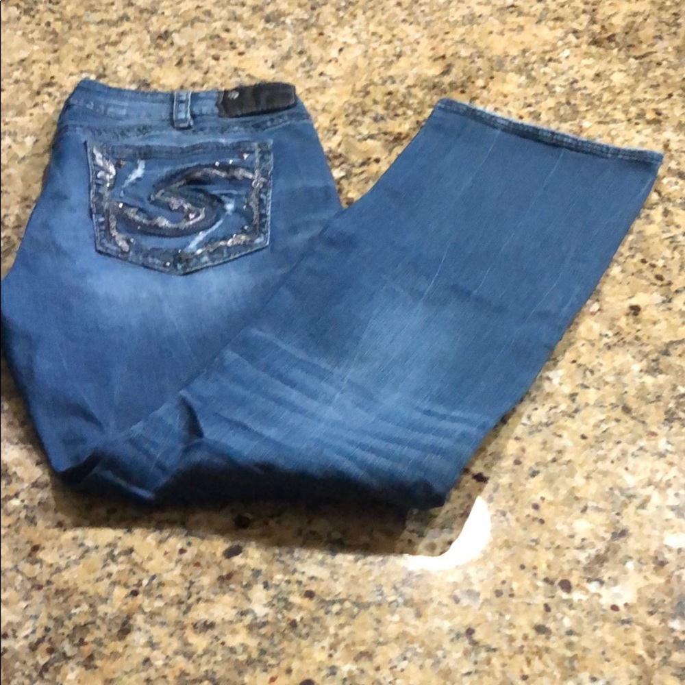 Silver jeans